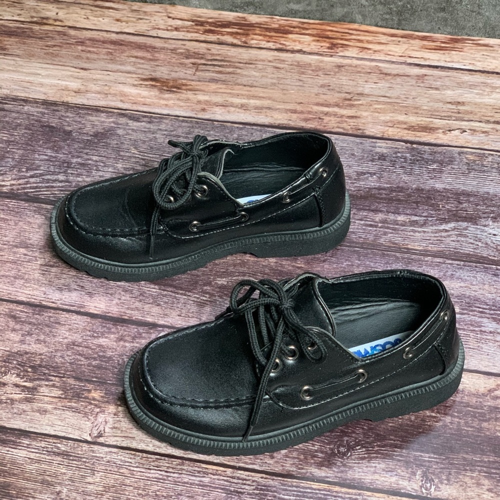 Black Boat Loafers - Picture 2 of 7